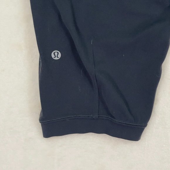 Lululemon Athletica Black Cropped Leggings Pockets Activewear Women's Size 8 - Picture 6 of 8